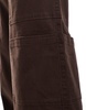 ADPT wide fit pull-on cargo pants in chocolate brown