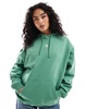 adidas Originals essential oversized hoodie in green