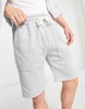 American Stitch jersey shorts in gray