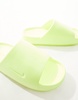 Nike Calm Mule slides in volt green