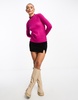 French Connection high neck sweater in pink