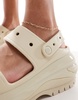 Crocs Mega Crush sandals in bone