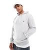 French Connection overhead hoodie in light gray melange