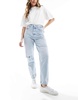 Tommy Jeans ultra high tapered mom jeans in light wash