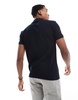 French Connection heavyweight ottoman polo in navy