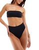 Cotton On bandeau bikini top in black