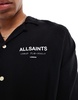 AllSaints Underground long sleeve shirt in black