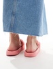 Tommy Jeans braided sliders in pink