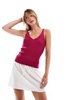 Mango ribbed strap tank top in pink