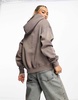 Cotton On washed jersey hoodie in mocha