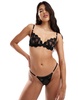 Ann Summers Elated non-padded plunge bra in black