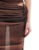 COLLUSION printed maxi skirt in brown - part of a set