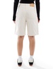 Cotton On baggy longline denim shorts in ecru stripe