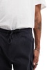 Brave Soul elastic waist cargo shorts in navy