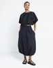 River Island bubble midi skirt in black