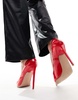 Simmi London Wide Fit Agathia pumps in red patent