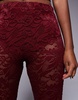 River Island lace flared pants in burgundy