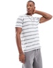 Brave Soul striped t-shirt in gray