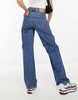 Cotton On loose straight leg jeans in blue