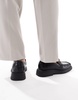 ASOS DESIGN loafers in black with square toe