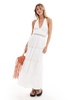 Cotton On halter neck maxi prairie dress in white