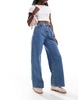 Cotton On relaxed low rise baggy jeans in sea blue denim