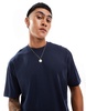 ASOS DESIGN relaxed t-shirt in navy with city back print