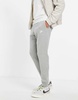 Nike Club cuffed sweatpants in gray heather