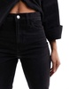 Mango relaxed mom jeans in black