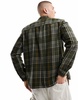 Only & Sons flannel check overshirt in khaki