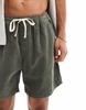 Cotton On easy shorts in washed khaki corduroy