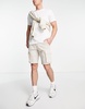 Only & Sons slim fit cargo shorts in beige