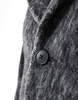 ASOS DESIGN brushed wool mix overcoat in gray