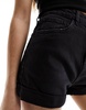 Cotton On classic denim shorts in black