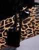 River Island East West shoulder bag in leopard print