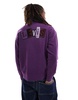 Levi's Skateboarding chenille patch back logo relaxed fit half zip sweatshirt in purple