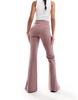 Nike Air high waisted flared leggings in smoky mauve