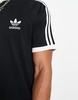 adidas Originals adicolor 3 stripe t-shirt in black