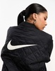 Nike reversible varsity bomber jacket in black