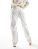 Cotton On classic straight leg jeans in white denim