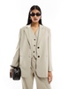 Mango dad blazer in beige - part of a set