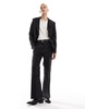 Twisted Tailor flared suit pants in black glitter - part of a set