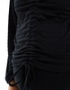 Mamalicious Maternity ruched jersey top in black - part of a set