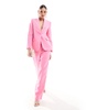 Mango linen blazer in pink - part of a set