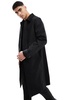 ASOS DESIGN trench coat in black