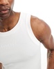 Calvin Klein Jeans ribbed tank top in white