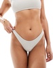 Cotton On high side brazillian bikini bottoms in metallic