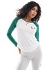 Cotton On raglan long sleeve sleep top with LA graphic