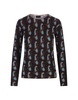 Etro All-Over Patterned Crewneck Knitted Jumper