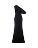 Alexander McQueen Cut-Out Detailed Asymmetric Shoulder Dress